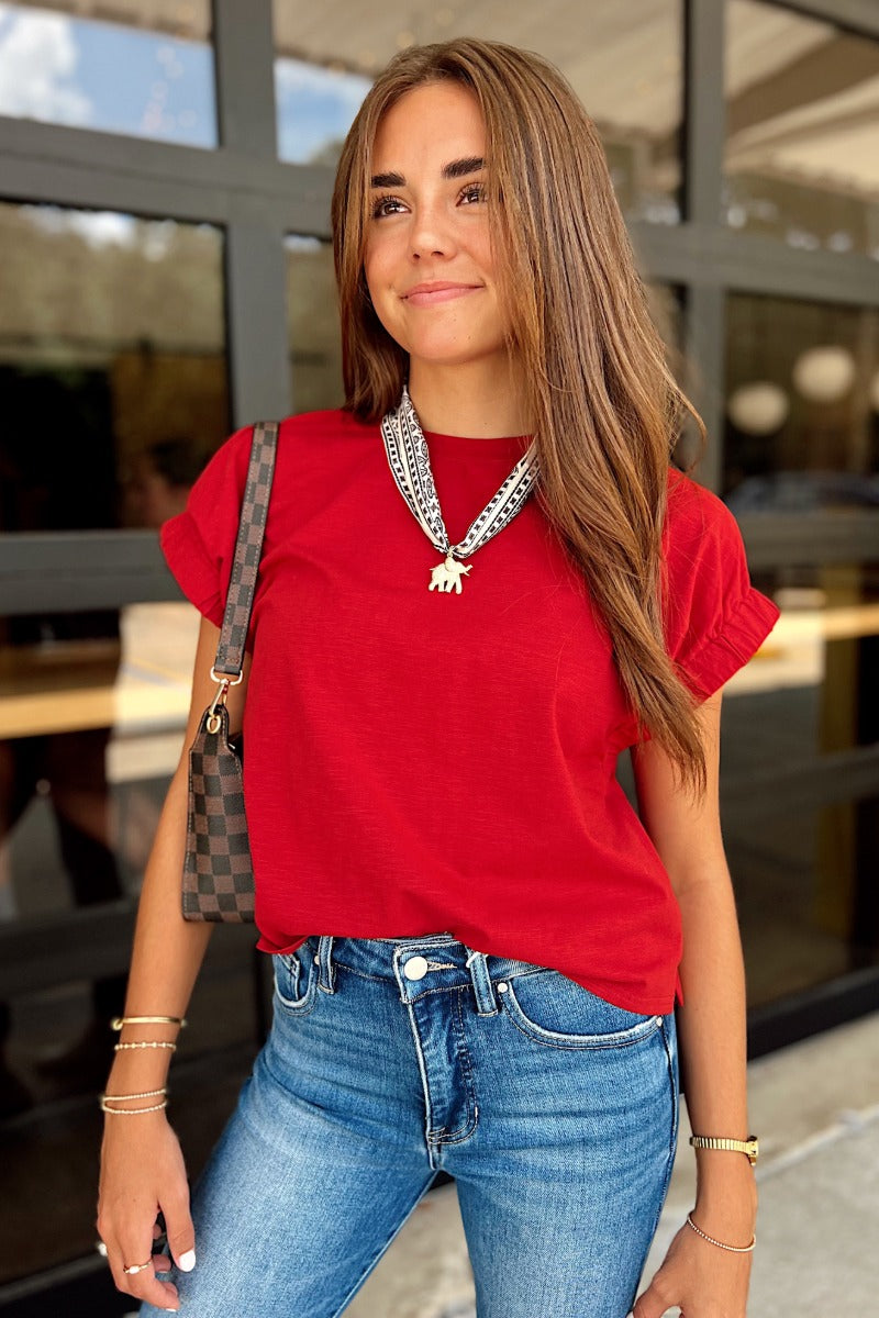 Allie Top - Crimson