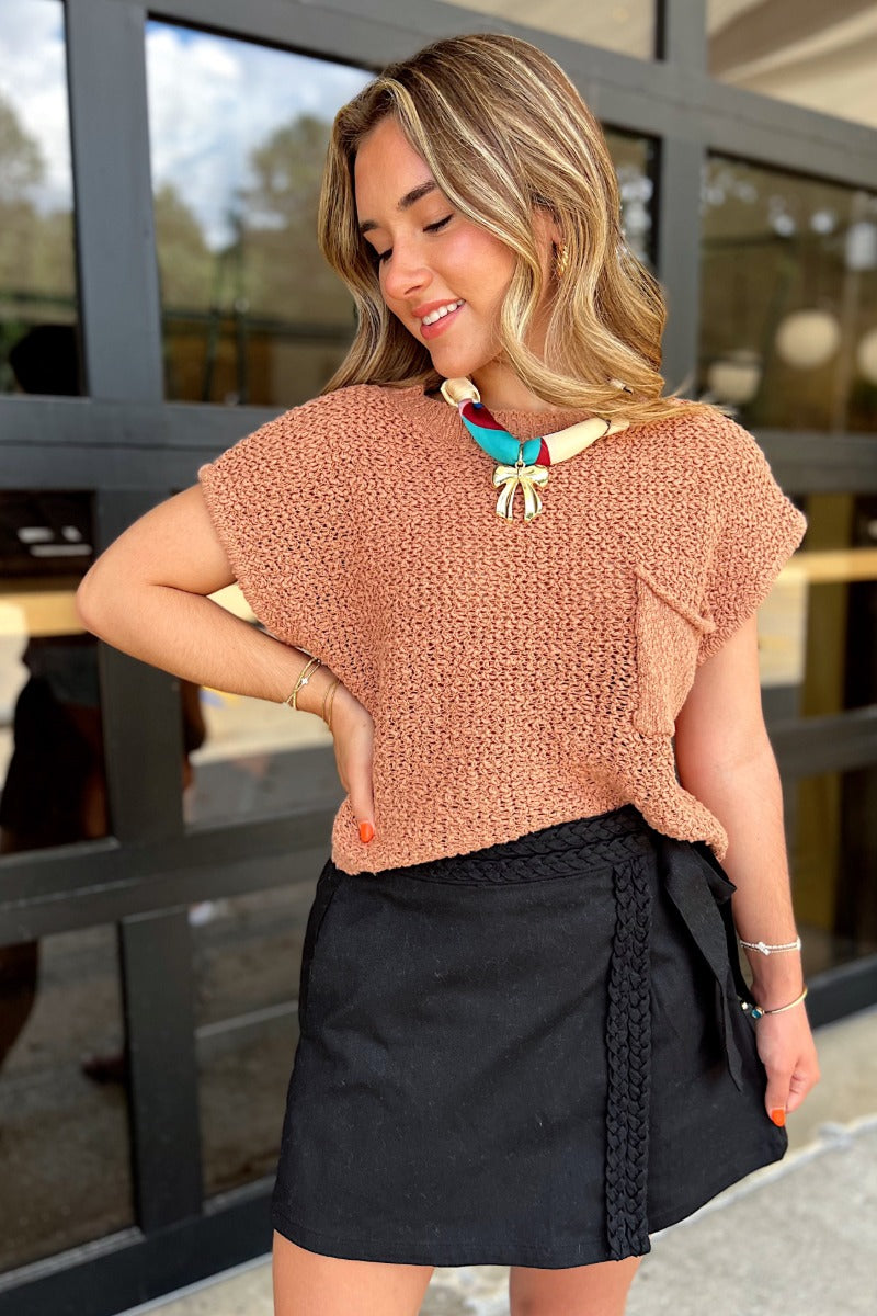 Candice Top - Light Brown