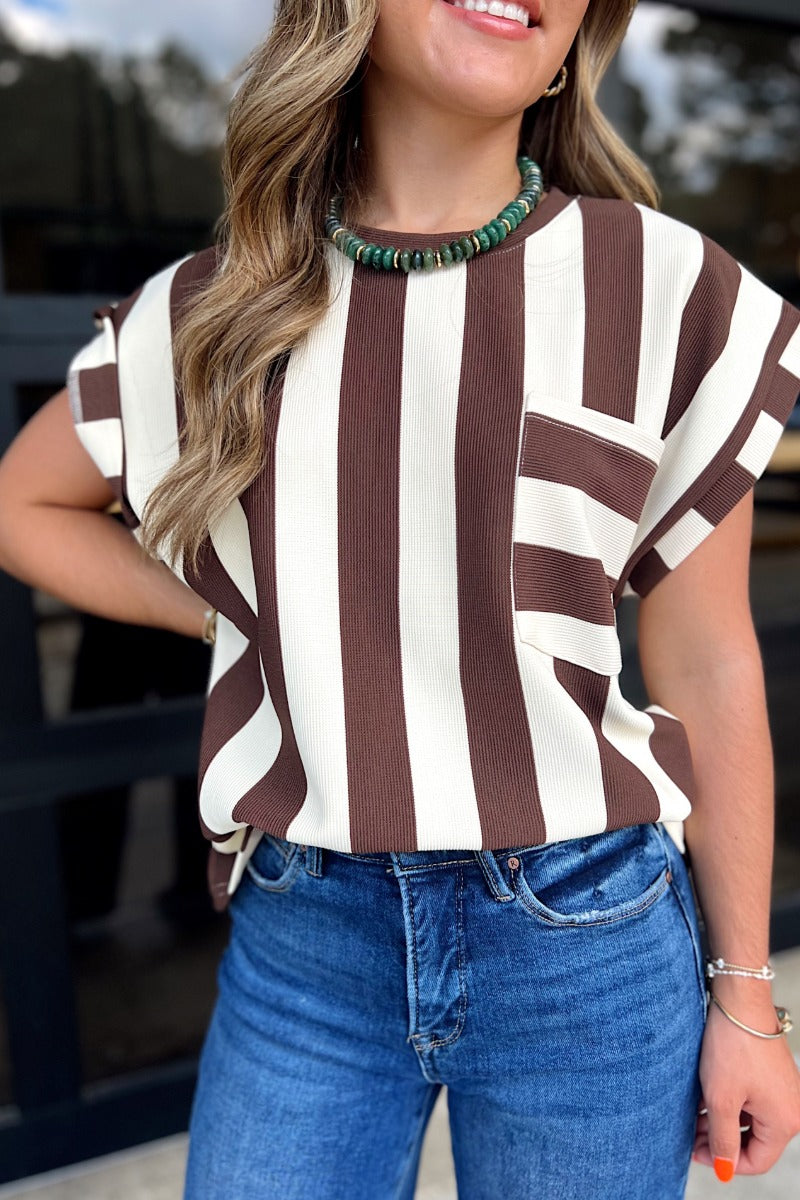 Kimmie Top - Brown