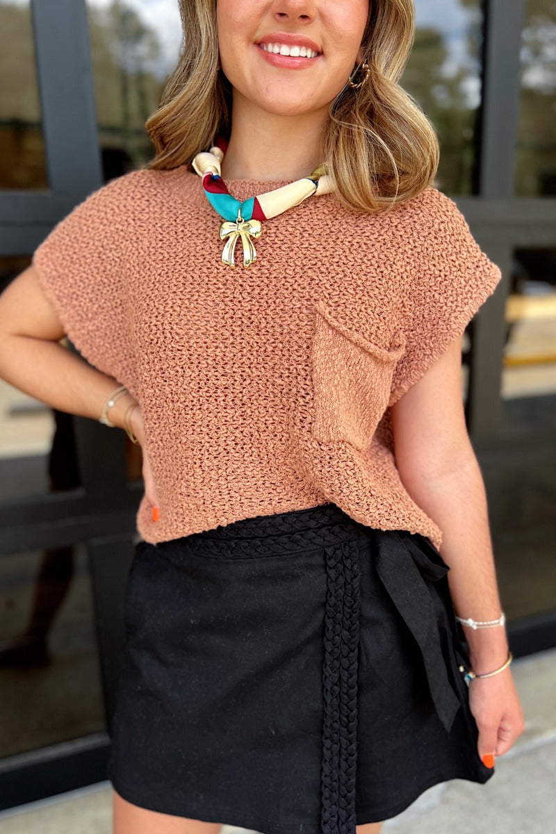 Candice Top - Light Brown