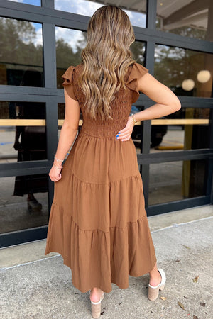 Isla Dress - Brown
