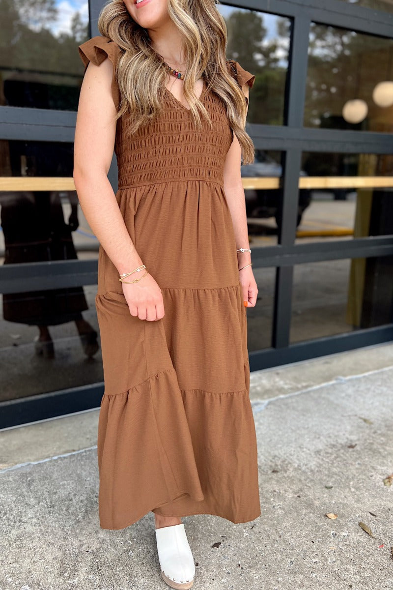 Isla Dress - Brown