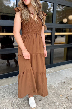 Isla Dress - Brown