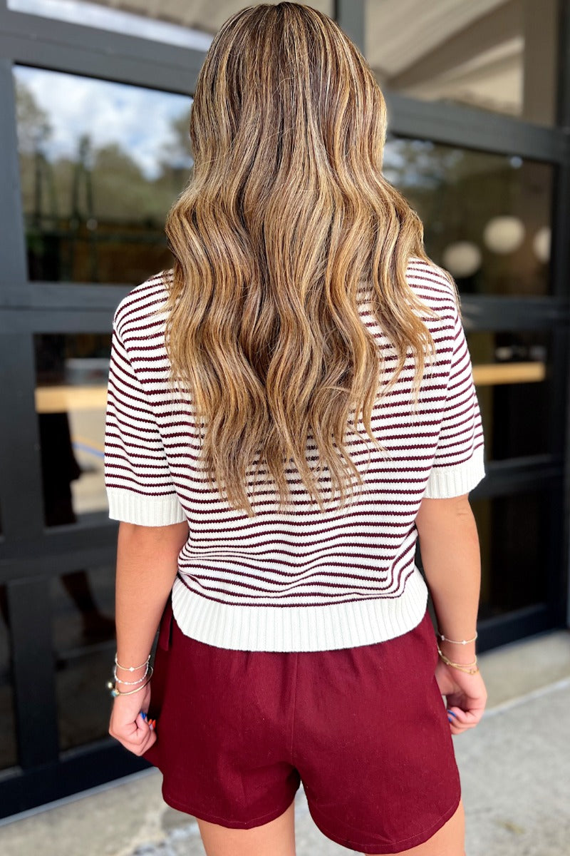 Trish Sweater - Wine