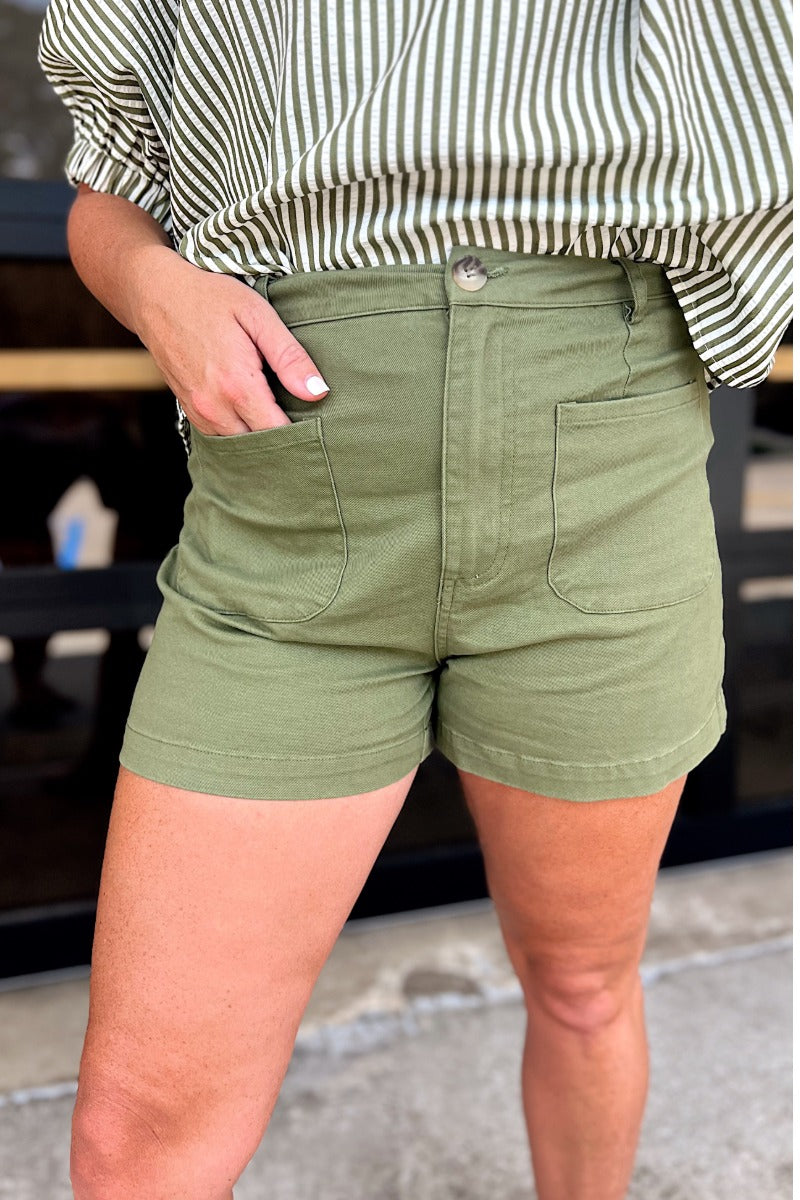 Ezra Shorts - Olive
