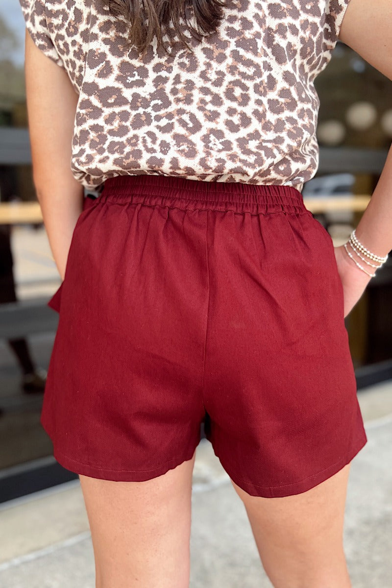 Tilly Skort - Wine